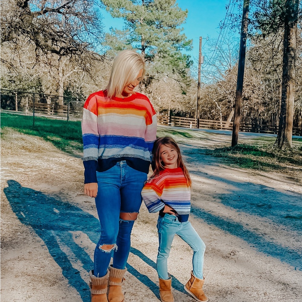 Rainbow sweater